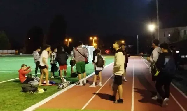 Gediz'de gece antrenmanları başladı