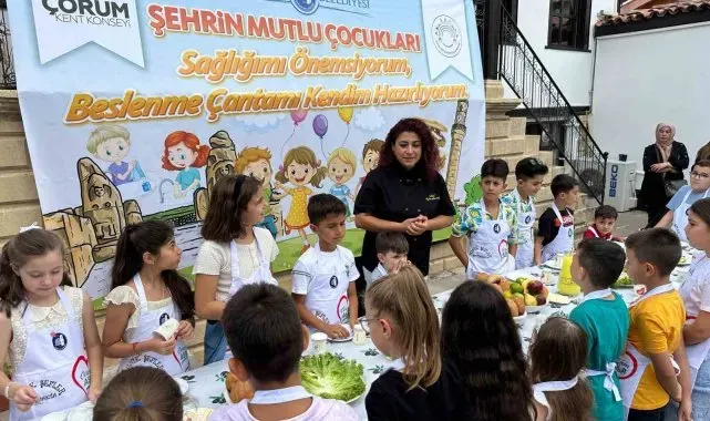 Beslenme çantalarını kendileri hazırladılar
