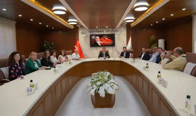 Montana Belediyesi heyeti Başkan Tutdere'yi ziyaret etti