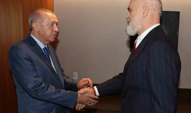 Cumhurbaşkanı Erdoğan, Arnavutluk Başbakanı Rama'yı kabul etti