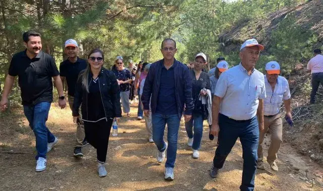 Kuyucak'ta doğa yürüyüşü gerçekleşti