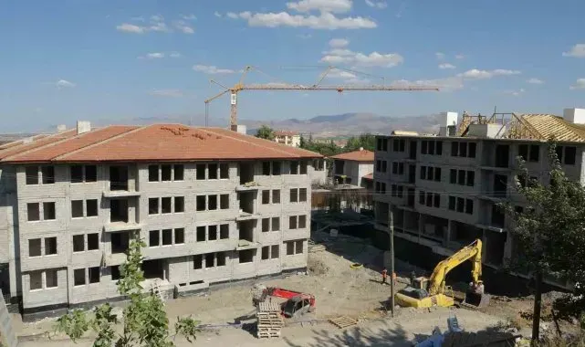 Akçadağ'daki yeni çarşı çalışmalarında sona doğru