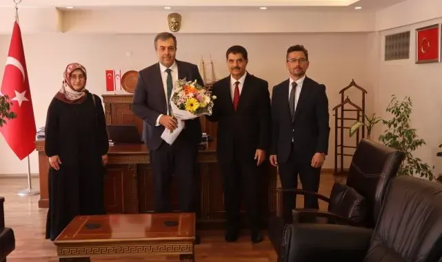 Kaymakam Yakuta, İlçe Müftüsü Çallı'yı ağırladı