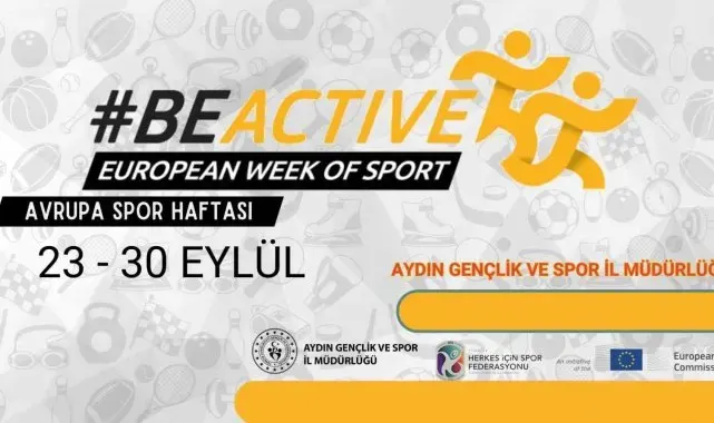 Aydın'da Avrupa Spor Haftası heyecanı başlıyor