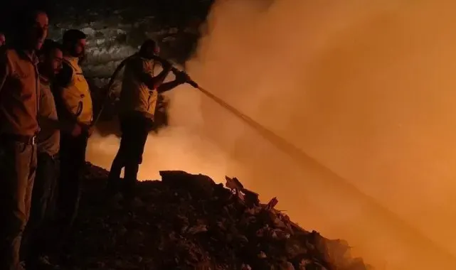 Siirt'te çöplük alanda çıkan yangın kontrol altına alındı