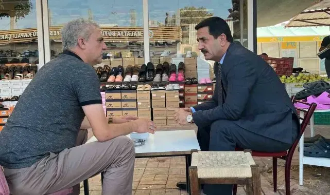Başkan Taşkın, Emekliler Parkı esnafı ile bir araya geldi