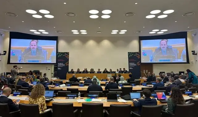 Dünya Belediyeler Birliği Başkanı Altay Birleşmiş Milletler'de konuştu
