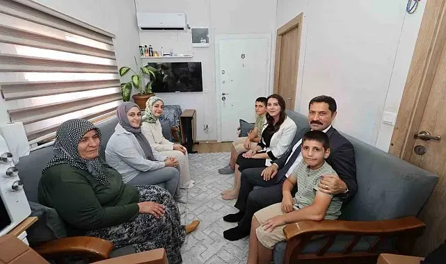Vali Masatlı, "Yüreğimizdeki Işık Projesi" kapsamında Bilgin ailesiyle bir araya geldi