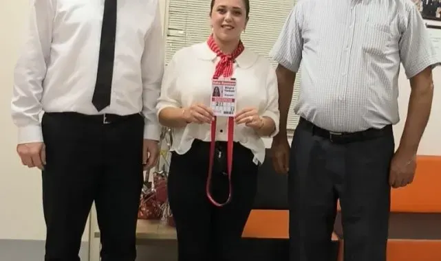 Kayseri'nin ilk kadın saha komiseri Büşra Yaman oldu