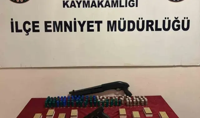 Gaziantep'te 2 adet ruhsatsız silah ele geçirildi
