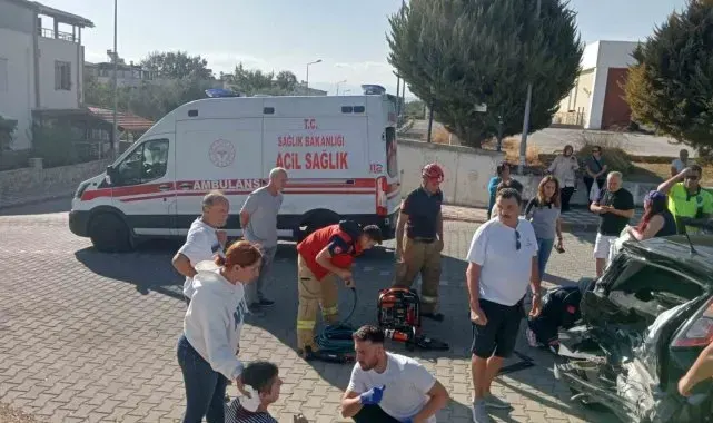 Balıkesir'de zincirleme trafik kazası: 4 yaralı
