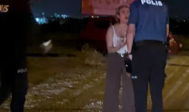 Stüdyo bahçesinde darp edilen kadını polis kurtardı