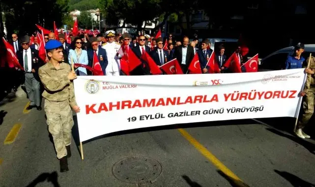 Muğla'da 19 Eylül Gaziler Günü coşkuyla kutlandı