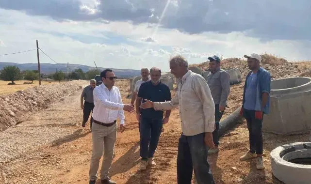 Kaymakam Partal, alt yapı çalışmalarını inceledi