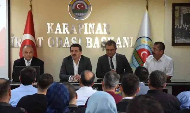 Karapınar'da tarımda yeni döneme ilişkin toplantı düzenlendi