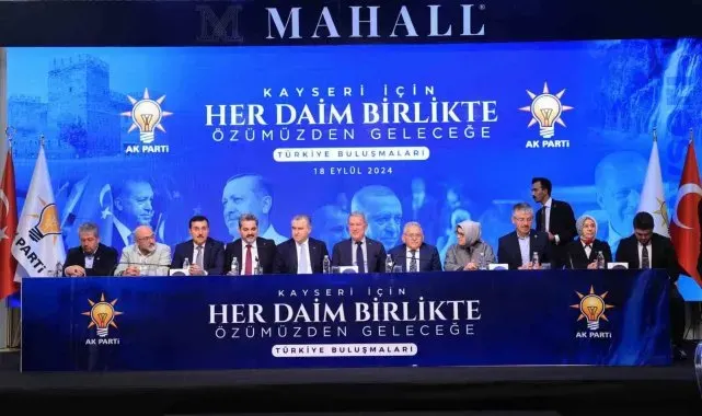 Başkan Büyükkılıç'tan Türkiye Buluşmaları programında 'dayanışma' vurgusu
