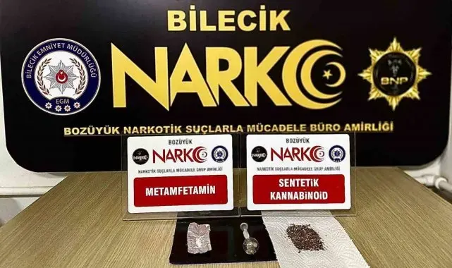 Bilecik'te durdurulan şüpheli araçta uyuşturucu madde ele geçirildi