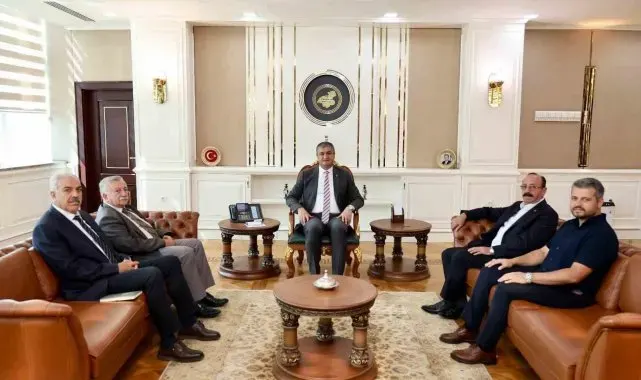 Vali Yavuz oda başkanlarını kabul etti