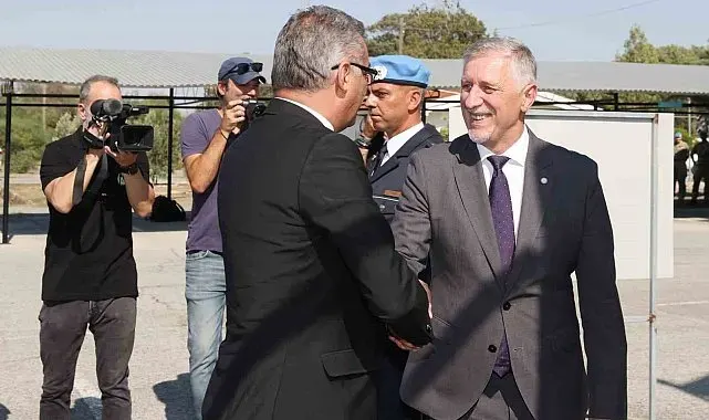 KKTC Cumhurbaşkanı Erhürman, GKRY lideri Hristodulidis bir araya geldi