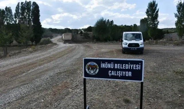 İnönü'de 40 yıllık yol sorunu çözüldü