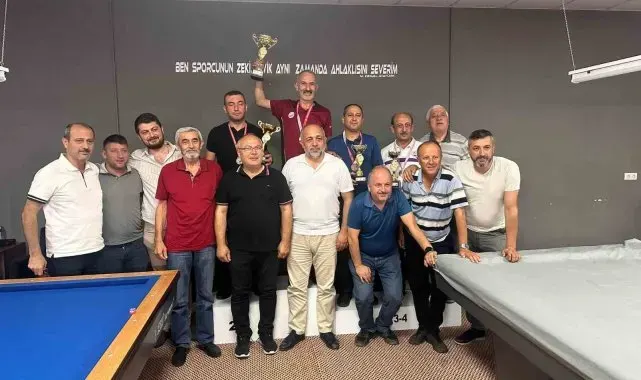 Afyonkarahisar'da Üç Bant Bilardo İl Şampiyonası tamamlandı