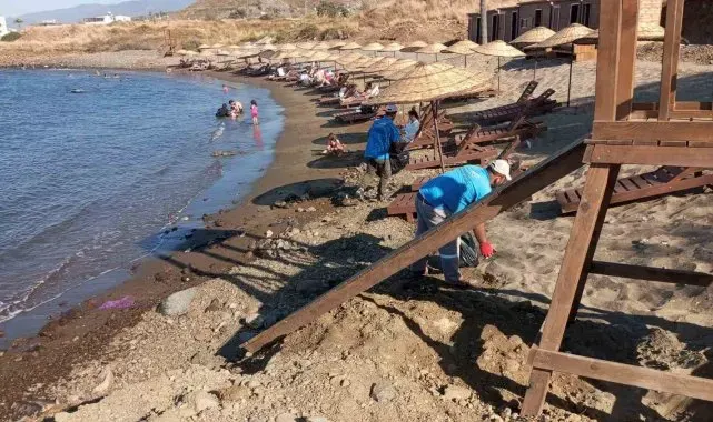 Hatay'ın 158 kilometrelik sahil şeridinde hummalı temizlik