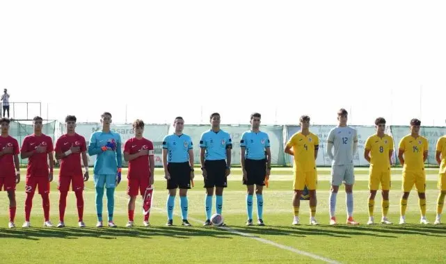 U16 Milli Takımı, Romanya'yı 5-1 mağlup etti