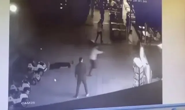 Kafede işlenen çifte cinayet kamerada