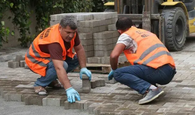 Atakum'da 1 milyon 850 bin adet taş üretildi