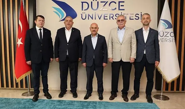 Düzce TSO'dan Rektör Sözbir'e hayırlı olsun ziyareti