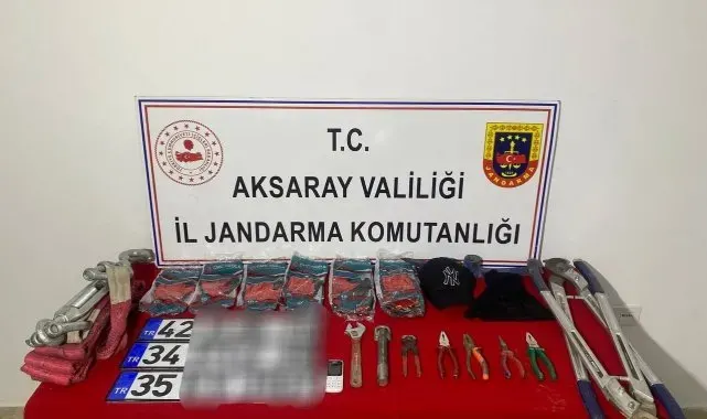Aksaray'da JASAT'ın yakaladığı 7 milyonluk hırsız tutuklandı
