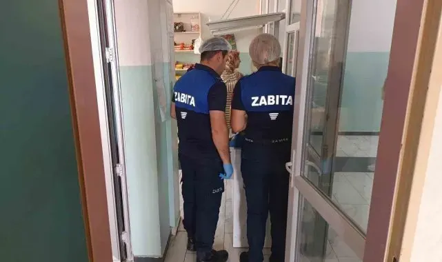 Bilecik'te zabıta ekiplerinden okul kantinlerinde sıkı denetim