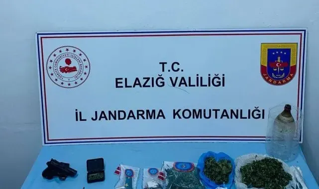 Elazığ uyuşturucuyla mücadele: 1 gözaltı