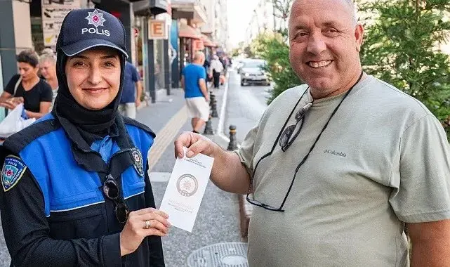 Sinop'ta polis, vatandaşları bilgilendirdi