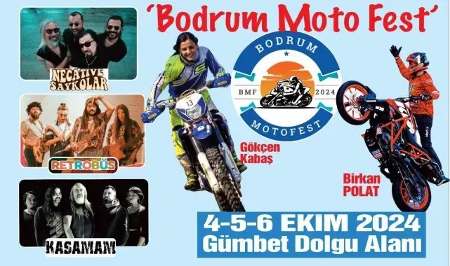 Motosiklet tutkunları Bodrum'da buluşuyor