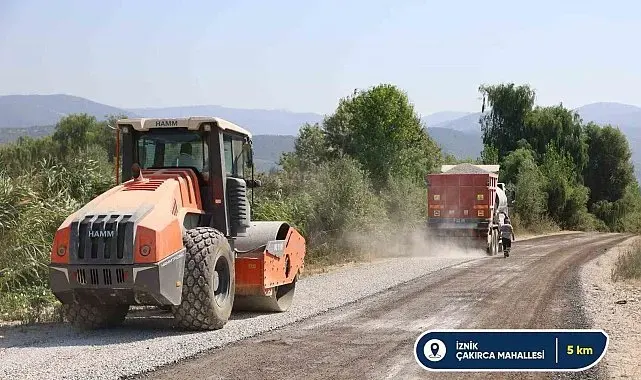 Bursa'da 5 ilçede yollar yenileniyor