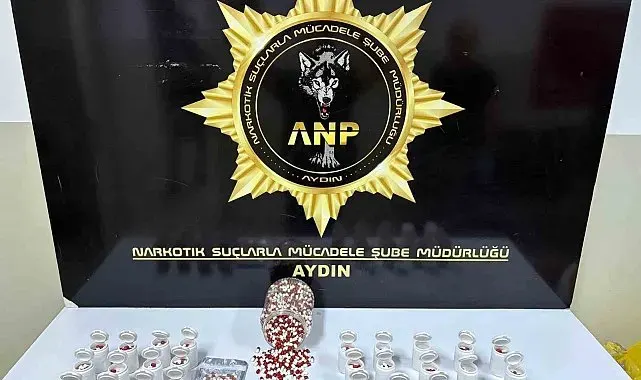 Aydın'da uyuşturucu operasyonu: 2 bin 456 sentetik ecza ele geçirildi