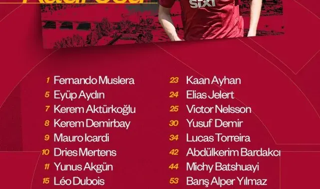 Galatasaray'ın Adana Demirspor maçı kamp kadrosu belli oldu