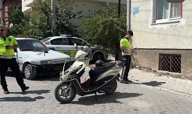 Otomobil ile motosiklet çarpıştı: 1 yaralı