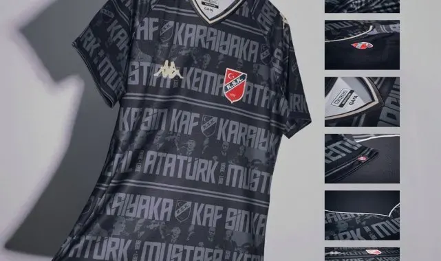 Karşıyaka'dan Atatürk detaylı forma
