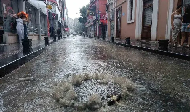 Samsun'da sürpriz sağanak