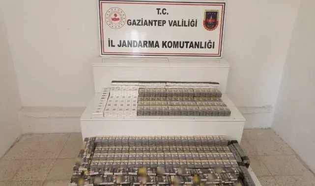 Gaziantep'te 10 bin paket gümrük kaçağı sigara ele geçirildi