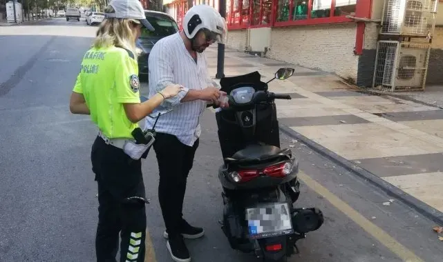 Manisa'da 55 motosiklet trafikten men edildi