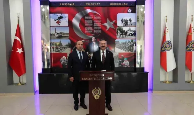 Vali Aksoy İl Emniyet Müdürü Yılmaz'ı ziyaret etti