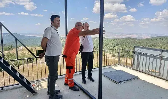 Kütahya'da orman yangınlarına karşı saha denetimleri sürüyor