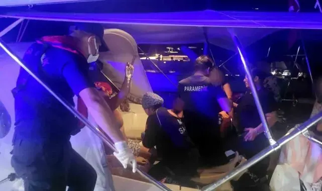 Ticari yatta rahatsızlanan vatandaşa tıbbi tahliye