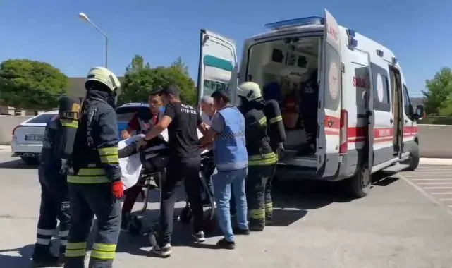 Beyşehir Devlet Hastanesinde yangın tatbikatı