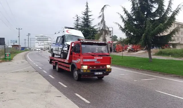 Ordu'da ambulans kazası: 4 yaralı
