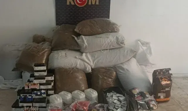 Kırıkkale'de kaçak tütün ve alkol ticareti operasyonu: 25 şüpheliye adli işlem