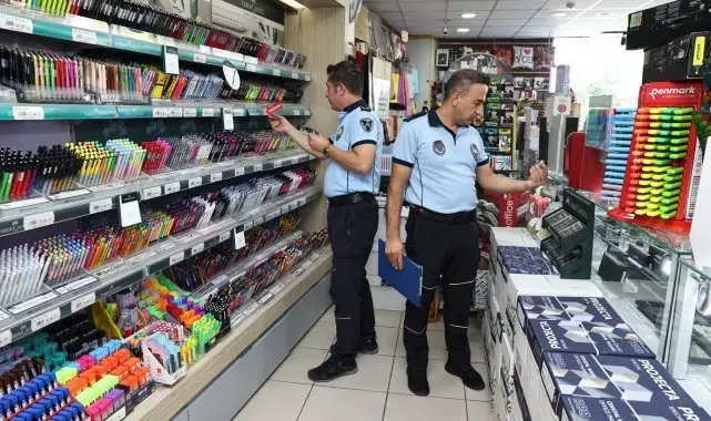 Nilüfer'de kırtasiyelerde denetim başladı